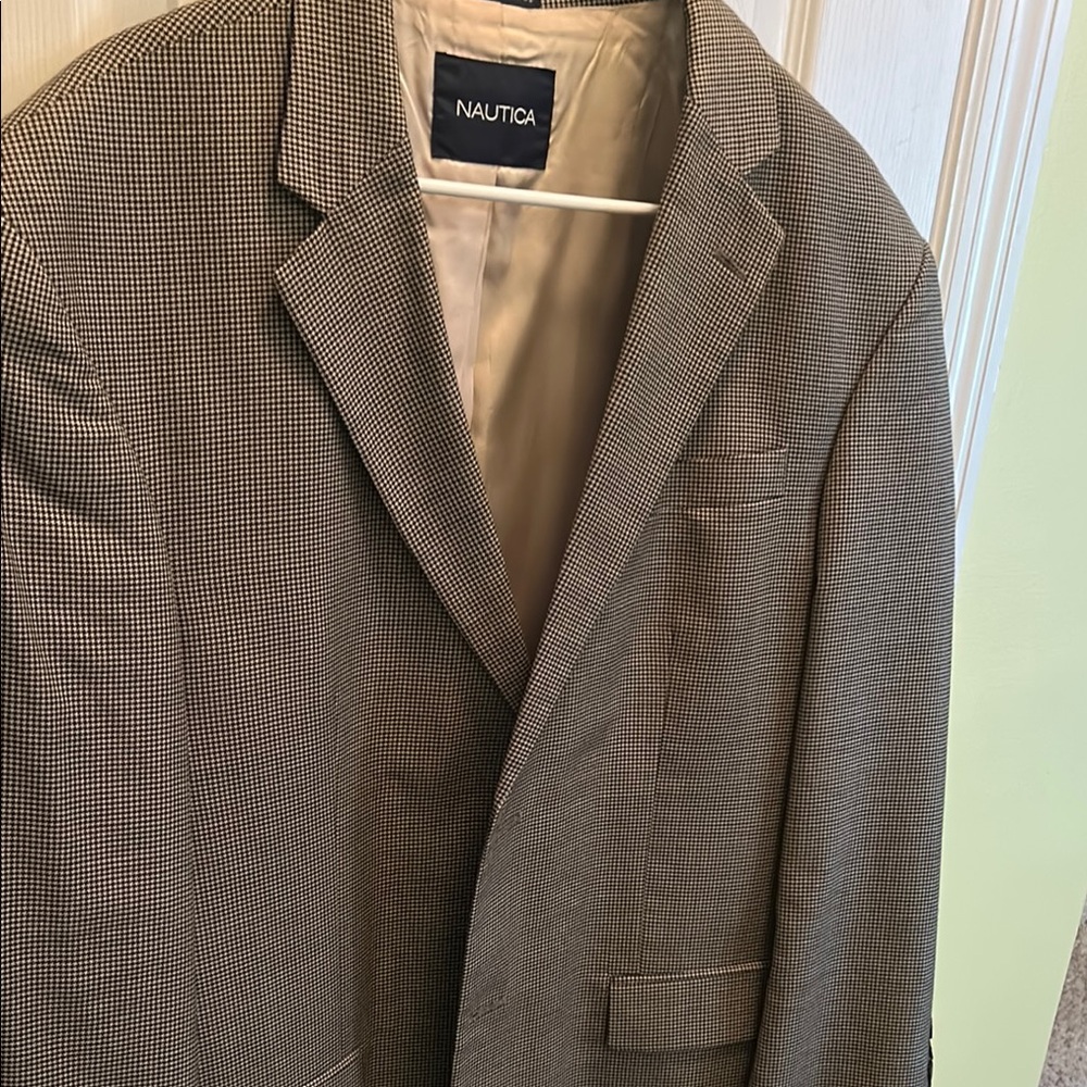 Nautica Brown Sport Coat Classic Tailoring